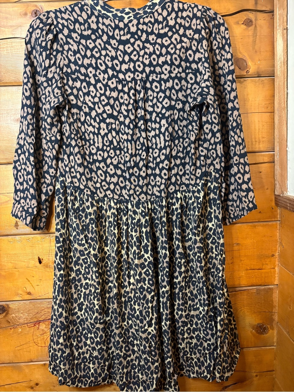 EUC Maeve by Anthropologie Juno Mixed Animal Leopard Print Dress Size small - Picture 3 of 9